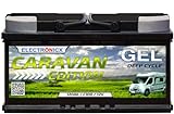 Gel Batterie 12V 120Ah Caravan Edition Solarbatterien GEL-Technologie 12V Akku Solar, Solarbatterie...
