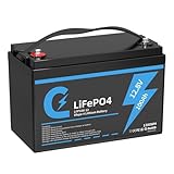 Lifepo4 100Ah 12V Lithium Batterie,Lifepo4-Batterie 12,8 V 100 Ah mit 15000 tiefen Zyklen und...