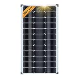 enjoy solar Mono 100W 12V Monokristallines Solarpanel Solarmodul Photovoltaikmodul ideal für...